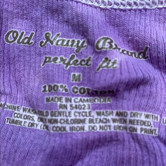 purple tie dye tank top - Picture 2 of 2